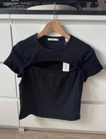 Neu edc by Esprit tshirt cropped Ausschnitt Rundhals schwarz M 38 Hessen - Stadtallendorf Vorschau