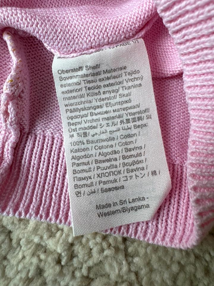 Rosa *Steiff* Pullover in Größe 104 mit blau gelben Streifen in Müden
