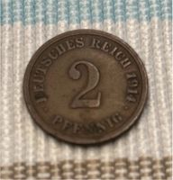 Münze Deutsches Reich 2 Pfennig 1914 Nordrhein-Westfalen - Willich Vorschau