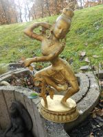 Tänzerin Indien Bronze/Messing 37cm 2250gr Bayern - Hergensweiler Vorschau