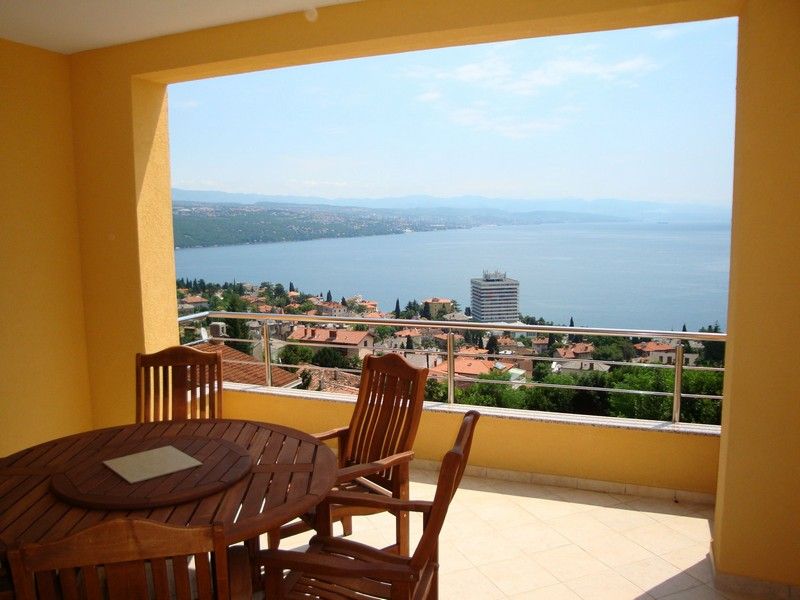 Kroatien, Opatija: Maisonettewohnung mit wunderschönem Panorama-Meerblick - Immobilie A2863 in Rosenheim