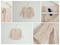 Crop-Top m. Spitze, H&M Divided, hellrosa, 36, sehr guter Zustand Dresden - Cotta Vorschau