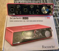 Focusrite Scarlett 2i2 3th Generation Usb Audio Interface Nordrhein-Westfalen - Wesel Vorschau