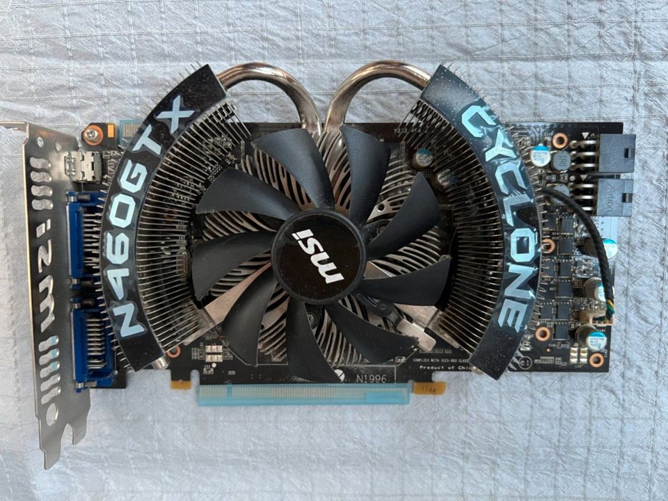 Grafikkarten PCI-E: Nvidia Geforce GTX 460 MSI CYCLONE OC N460GTX in Hamburg