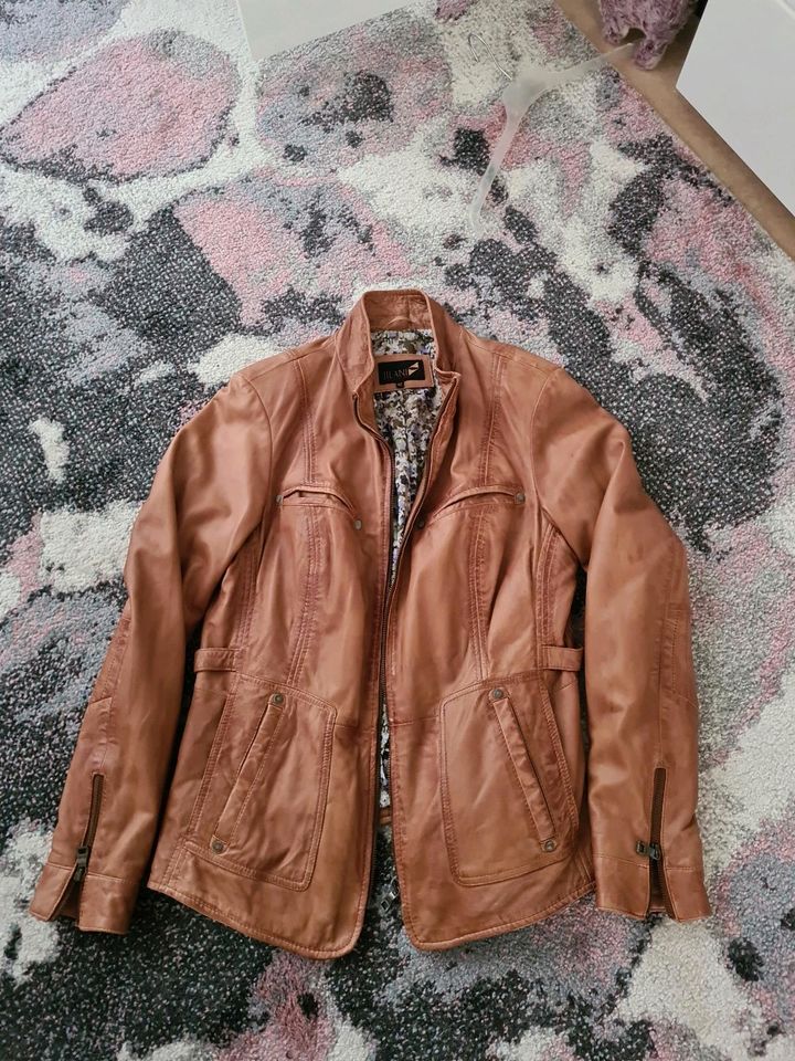 Jilani Damen echt leder JackeGr.40/42 cognac/Braun in Eschwege