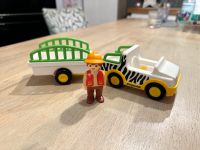 Playmobil 123 Safariauto mit Safarileiter Zebra Löwe Zoo Giraffe Nordrhein-Westfalen - Kevelaer Vorschau