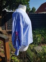 Bluse Langarm Strickerei Only 36 (S) hellblau €40 100% Baumwolle Bayern - Burgau Vorschau