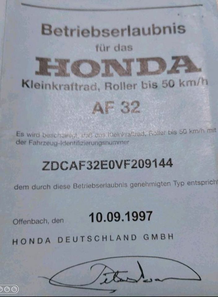 Honda Bali 25/50Km/h + Anhänger in Bochum