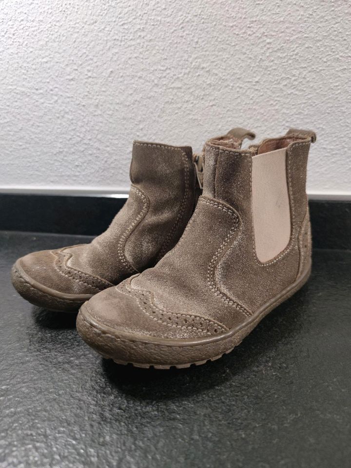 Bisgaard - Chelsea Boots - Stiefeletten - 28 - Braun/Gold-Glitzer in Trier