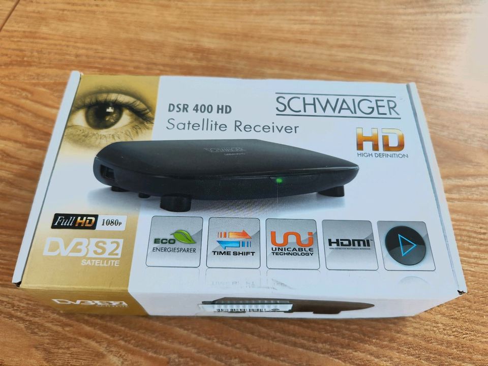 Schwaiger Sat- Receiver, DSR 400 HD OVP in Essen