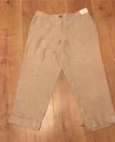 Leinen Caprihose Hose Damen Größe 42 neu Sommerhosew Schleswig-Holstein - Tüttendorf Vorschau