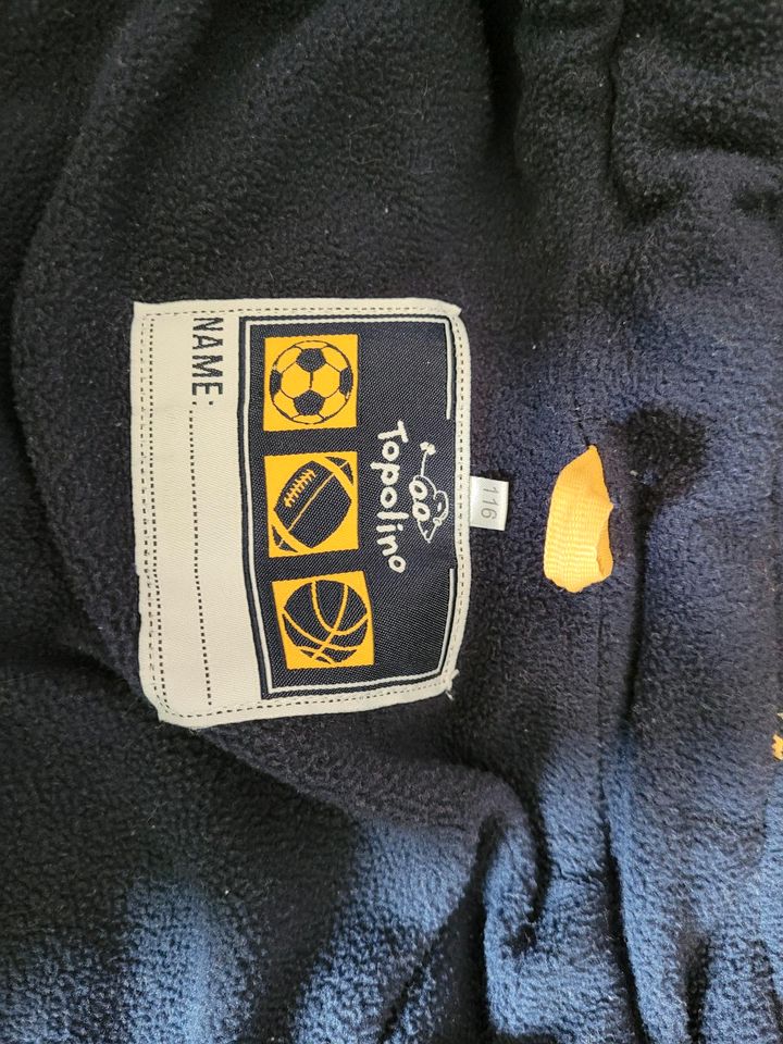 Jungen Winterjacke vom Topolino Gr. 116 in Meerbusch