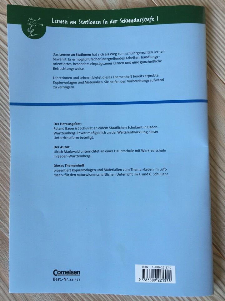 Cornelsen Leben im Luftmeer Markwald 5. Kl Sekundar Physik Ch Bio in Sanitz
