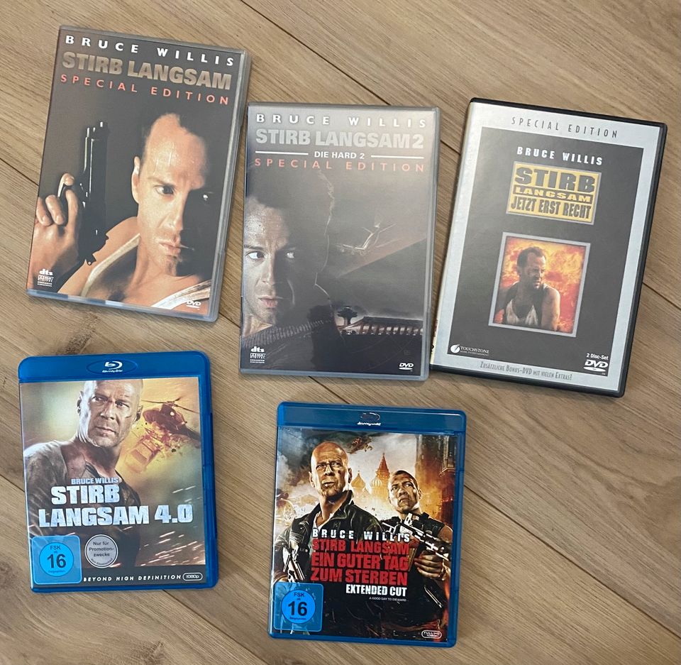 Stirb Langsam 1, 2, 3, 4, 5 Reihe DVD und Blu-ray in Ahlen