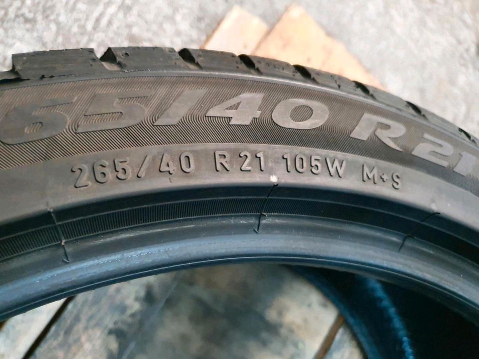 Pirelli Winterreifen 2x 265/40 R21 105W - 265 40 21 in Sindelfingen