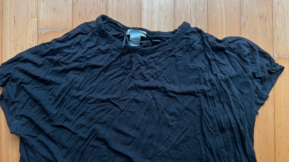 H&M Damen T-Shirt in schwarz, Gr L, super Zustand in Frickenhausen