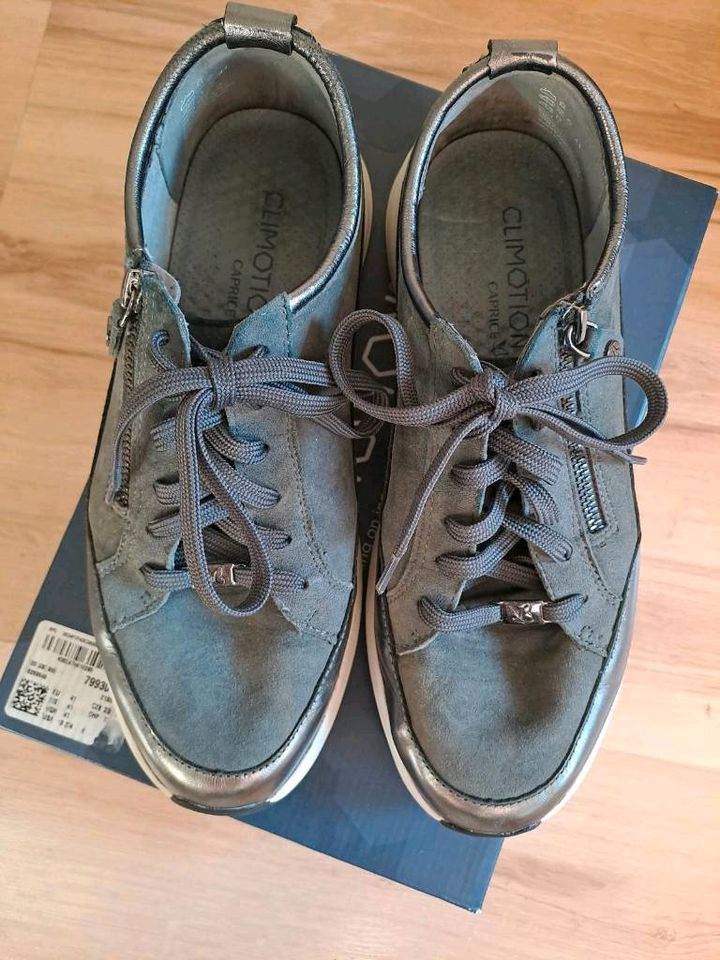 Bequeme Schuhe Gr. 41 Caprice grau wenig getragen in Pfullingen