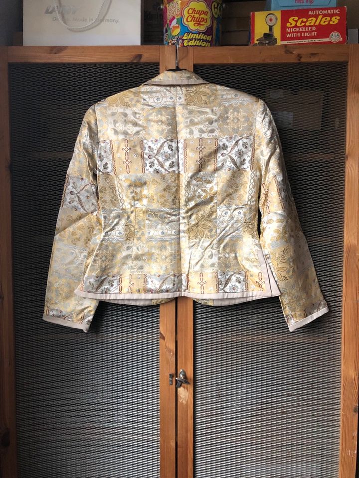 Peck & Peck Blazer Satin Asia Stil Gold in Duisburg