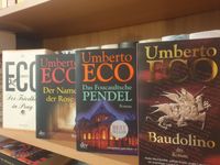 4 Bücher Umberto Eco; Name der Rose, Foucaltsche Pendel, u. a. Berlin - Pankow Vorschau
