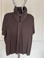 Bonita Shirt mit Reißverschluss Stehkragen braun XL + Viskose Hessen - Rimbach Vorschau