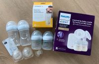 Philips Avent elektrische Doppelmilchpumpe + Fläschchen Nordrhein-Westfalen - Oelde Vorschau