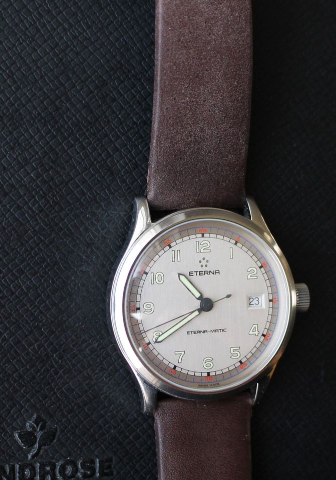 Eterna-Matic Cambridge Automatic, extrem selten, 1980er Vintage in Stuttgart