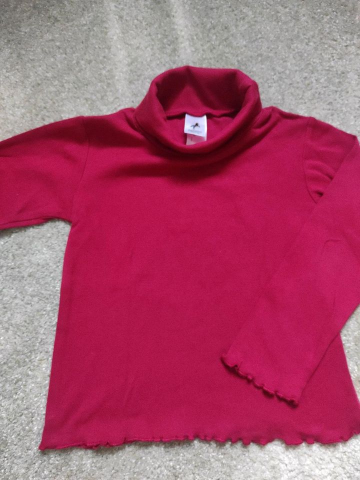 Rollkragenpullover Longshirt Rolli rot C&A Größe 122 ~ top ❤️ in Sarstedt