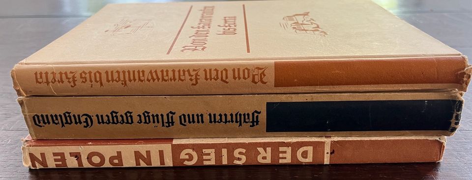 3 originale Bücher vom Oberkommando der Wehrmacht in Gera