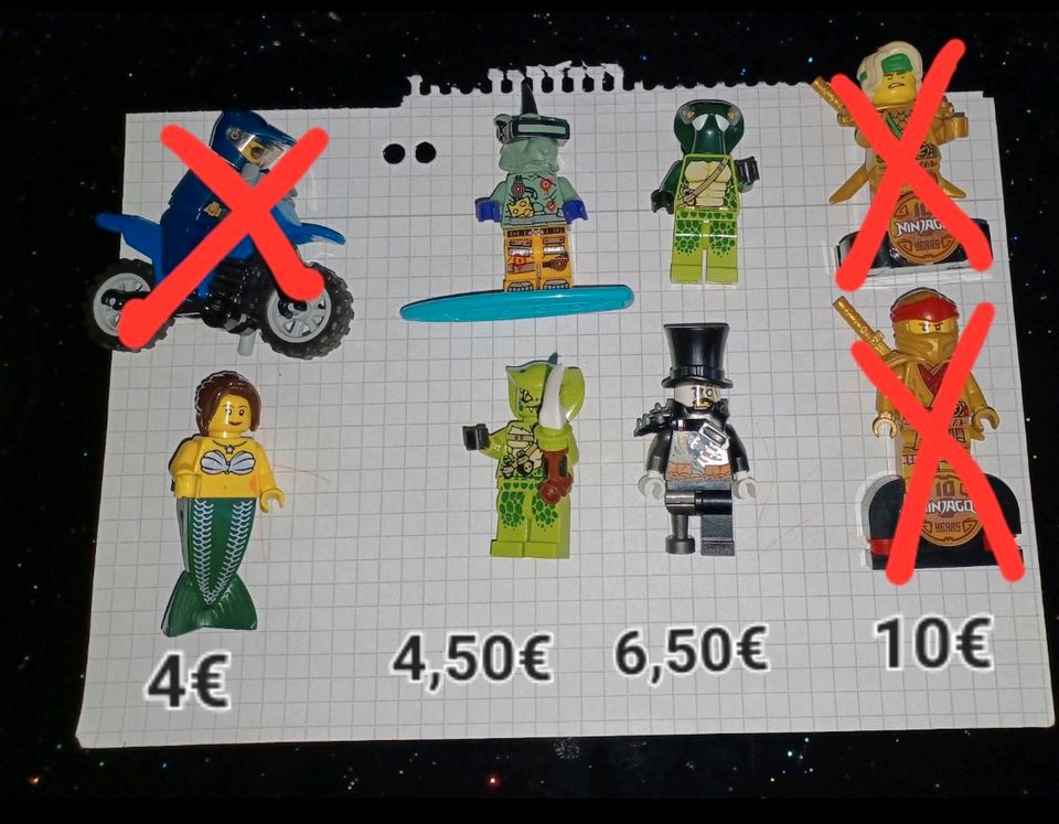 Lego Ninjago Figuren Konvolut zum aussuchen in Bobritzsch-Hilbersdorf