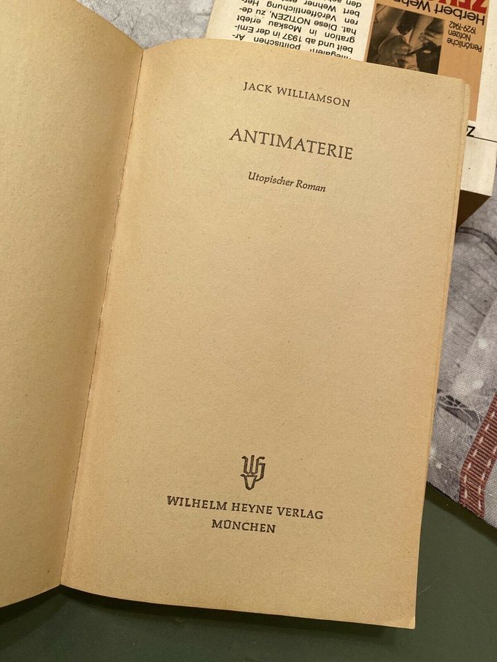 Antimaterie Jack Williamson Science Fiction in Seedorf