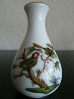 HEREND Porzellan Miniatur Vase handbem. Vögel Schmetterling Gold Baden-Württemberg - Ehrenkirchen Vorschau