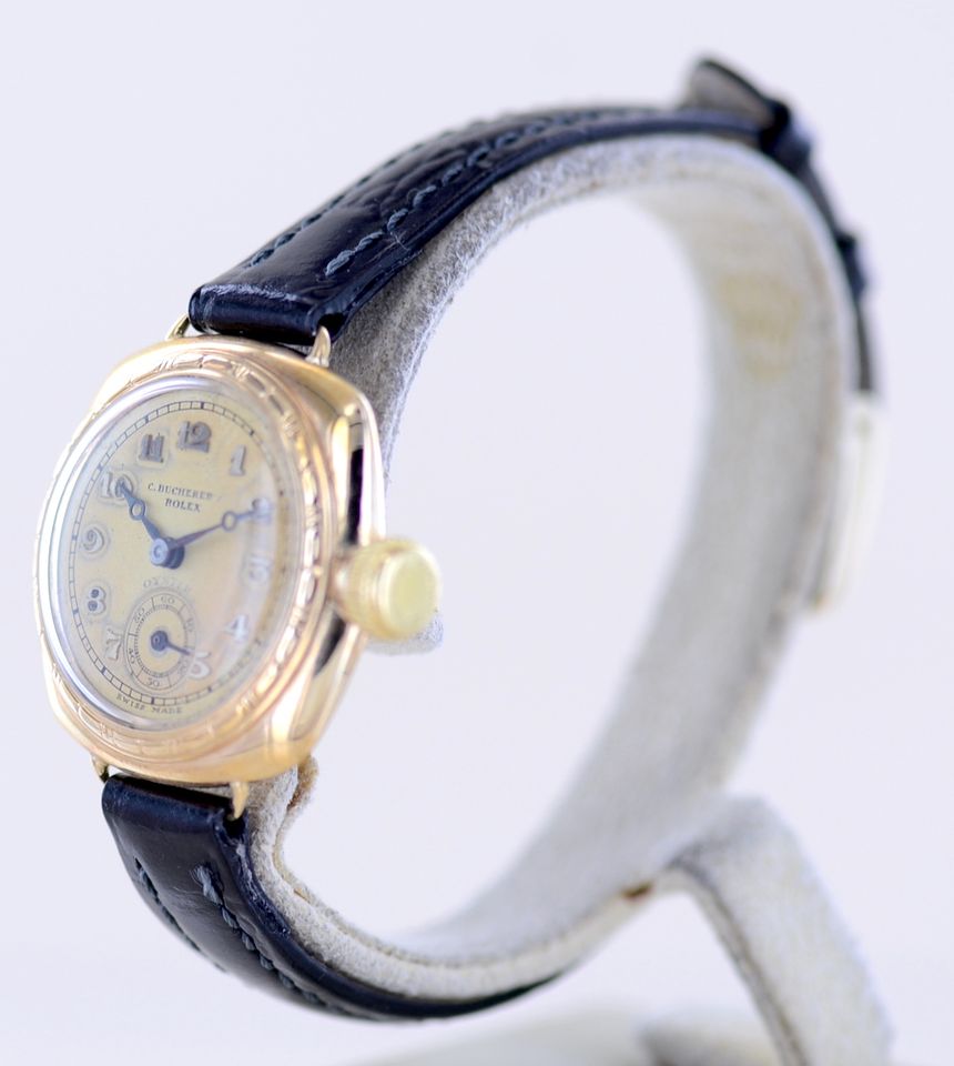 Rolex Lady Oyster Perpetual 18K Gold Kanalschwimmer 1929 Bucherer in Langenfeld