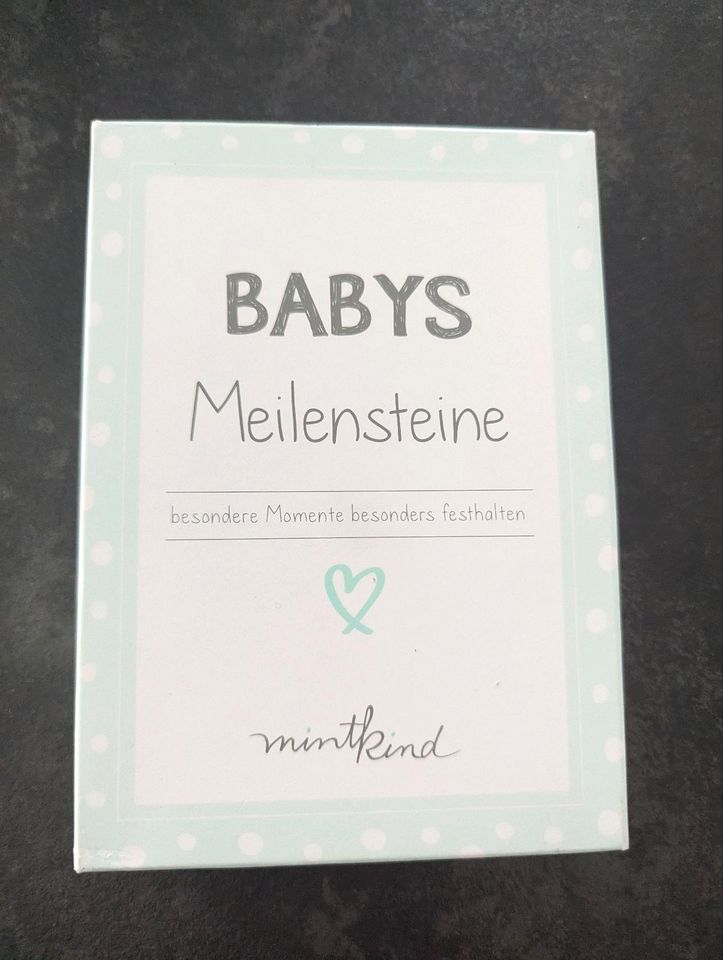 Meilensteine Karten Baby mintkind in Zossen-Wünsdorf
