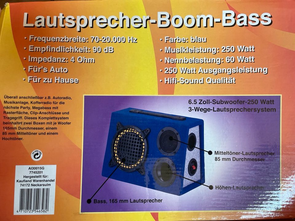 3-Wege Lautsprecher Boxen gebraucht in Deißlingen