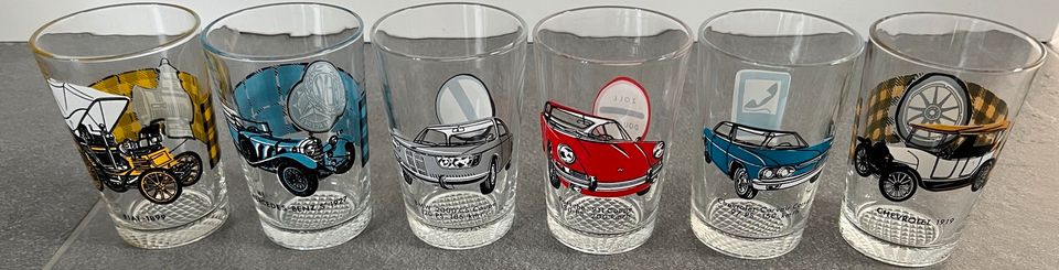 Sammler Glas Gläser Wasserglas Trinkglas 6 Set Auto in Mönchengladbach
