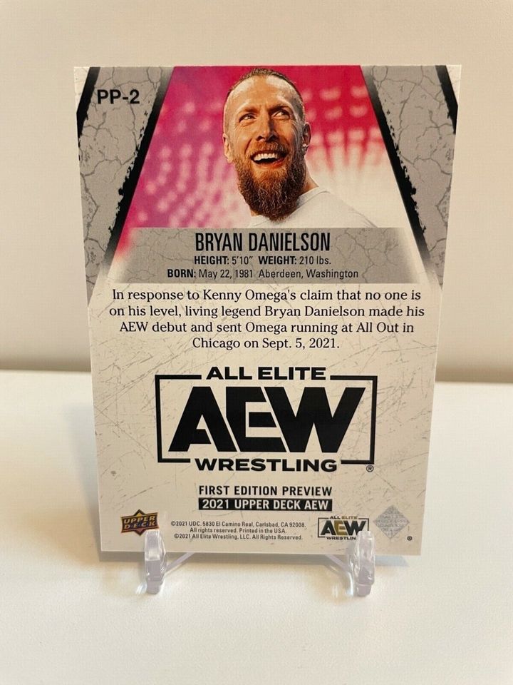 Bryan Danielson / Daniel Bryan - AEW Upper Deck Preview PP-2 Kart in Berlin