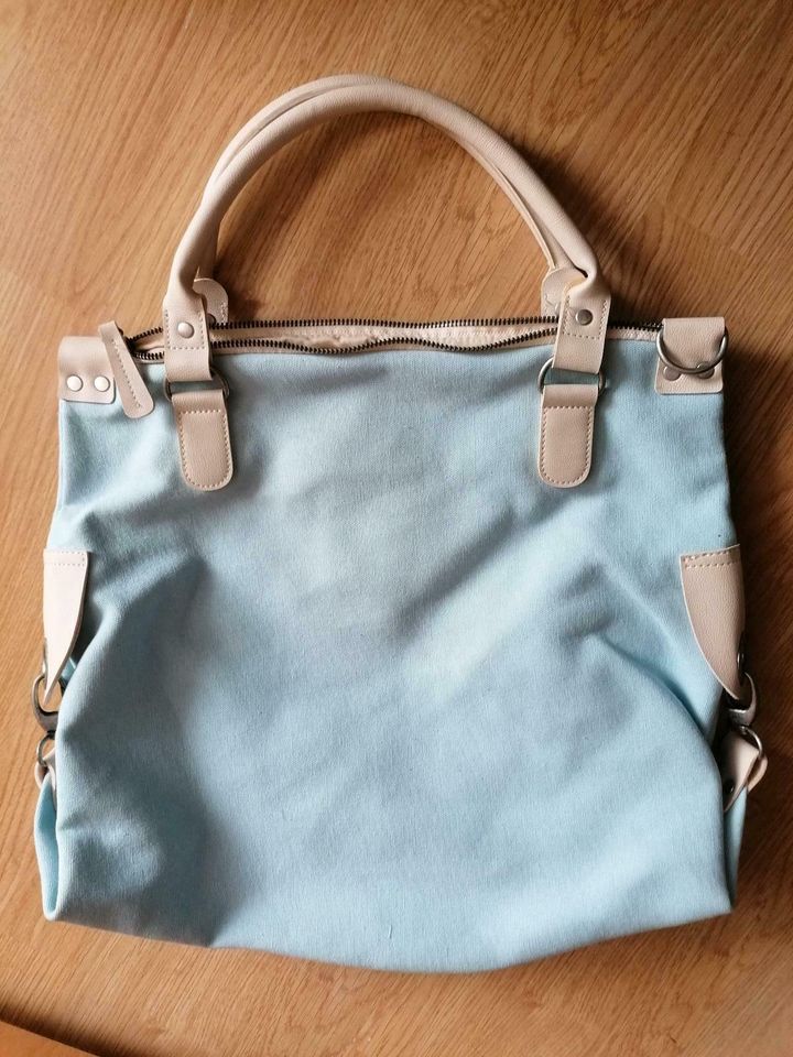 Handtasche Shoppingbag hellblau NEU in Wohlenhagen