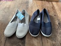 2 Paar Canvas Sneaker Halbschuhe weiß Neu Größe 38 Bayern - Weidenberg Vorschau