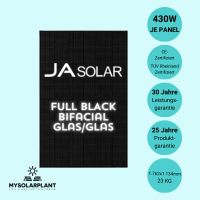 Solarmodul / Solarpanel JA-SOLAR JAM54D41-430/LB 430W / Bifacial (Glas-Glas) / geeignet für Solaranlagen / Photovoltaikanlagen und Balkonkraftwerke oder Steckersolaranlagen. Nordrhein-Westfalen - Heinsberg Vorschau