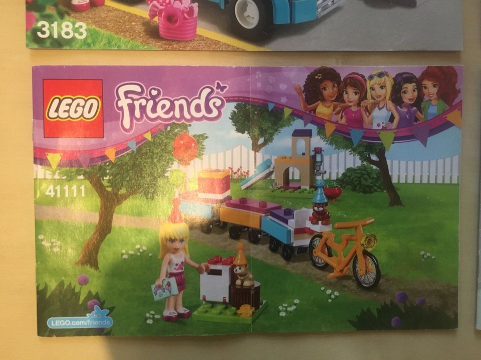 Lego Friends Anleitungen 3183 41092 41086 41111 41305 41307 in Woltersdorf