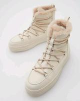 Echtleder Fell Stiefeletten Boots Reserved off-white 367 Sachsen-Anhalt - Halle Vorschau
