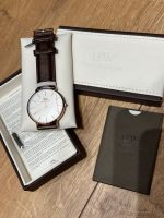 Daniel Wellington Damenuhr mit braunem Lederarmband Niedersachsen - Drochtersen Vorschau