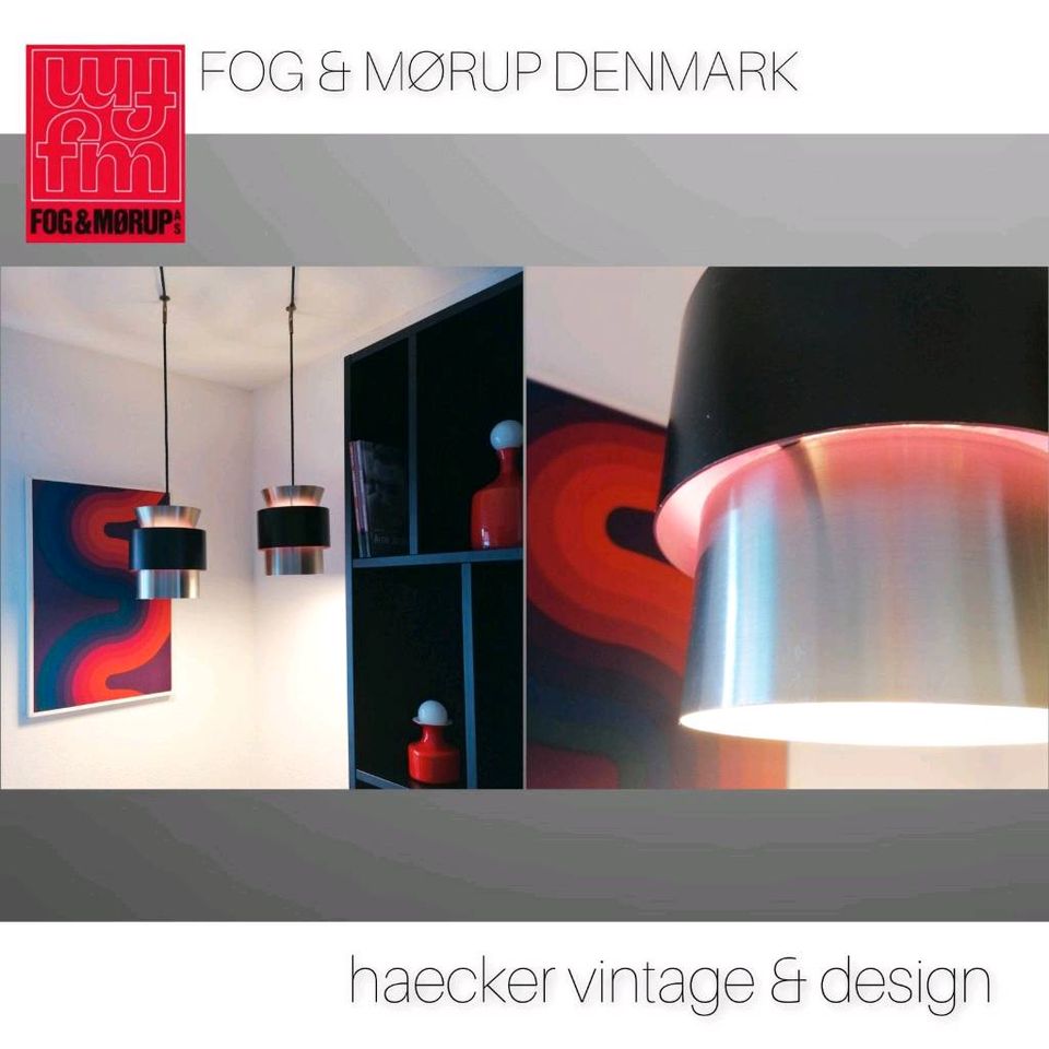 Lampe danish design zu Fog & Mørup poulsen retro mid century 70er in München