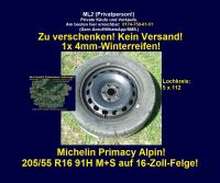 Michelin Winterreifen 205 55 R16 M+S 5x112 kostenlose Lieferung Rheinland-Pfalz - Bad Sobernheim Vorschau