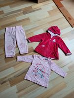 Set 3 Teile Mädchen Jacke Hose Pullover Kind Größe 74 pink Saarland - Friedrichsthal Vorschau