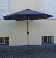 Sonnenschirm 275cm mit LED Solar Licht Gartenschirm Schwarz Niedersachsen - Schwarmstedt Vorschau