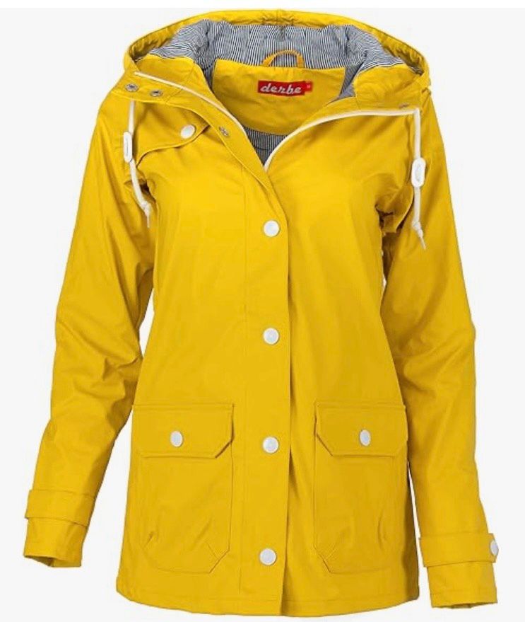 Regenjacke Derbe Parka Damen gelb Gr.40/M in Heidelberg