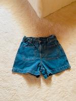 Zara Shorts High Waist denim Gr.40 blau Bayern - Wertingen Vorschau