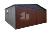 Blechgarage 6x5m 2x Schwingtor PVC Kippfenster Anthrazit TS194 Sachsen - Görlitz Vorschau