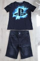 Set H&M Shirt "Playstation" mit manguun Jeans Short, Gr. 158/164 Hessen - Homberg (Efze) Vorschau